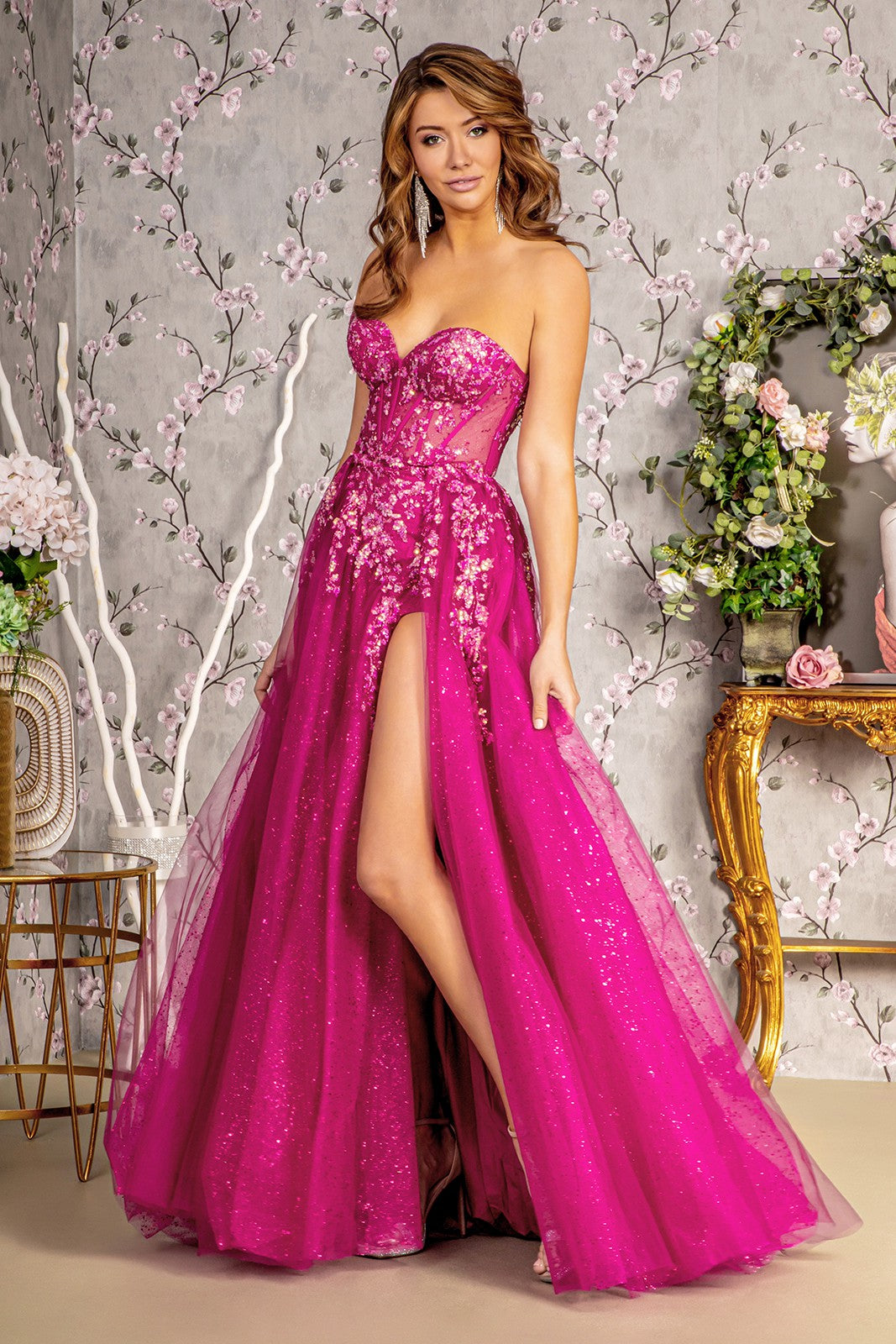 Mariam Sequin Prom Dress, formal dress