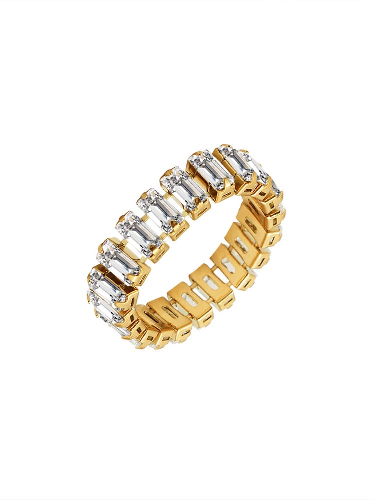 14k gold fitted eternal ring