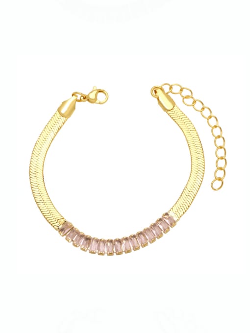 Snake Bracelet with Rhinestones