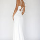 Tilly White Square neck Maxi dress