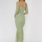 Bethany Green sage Bodycon