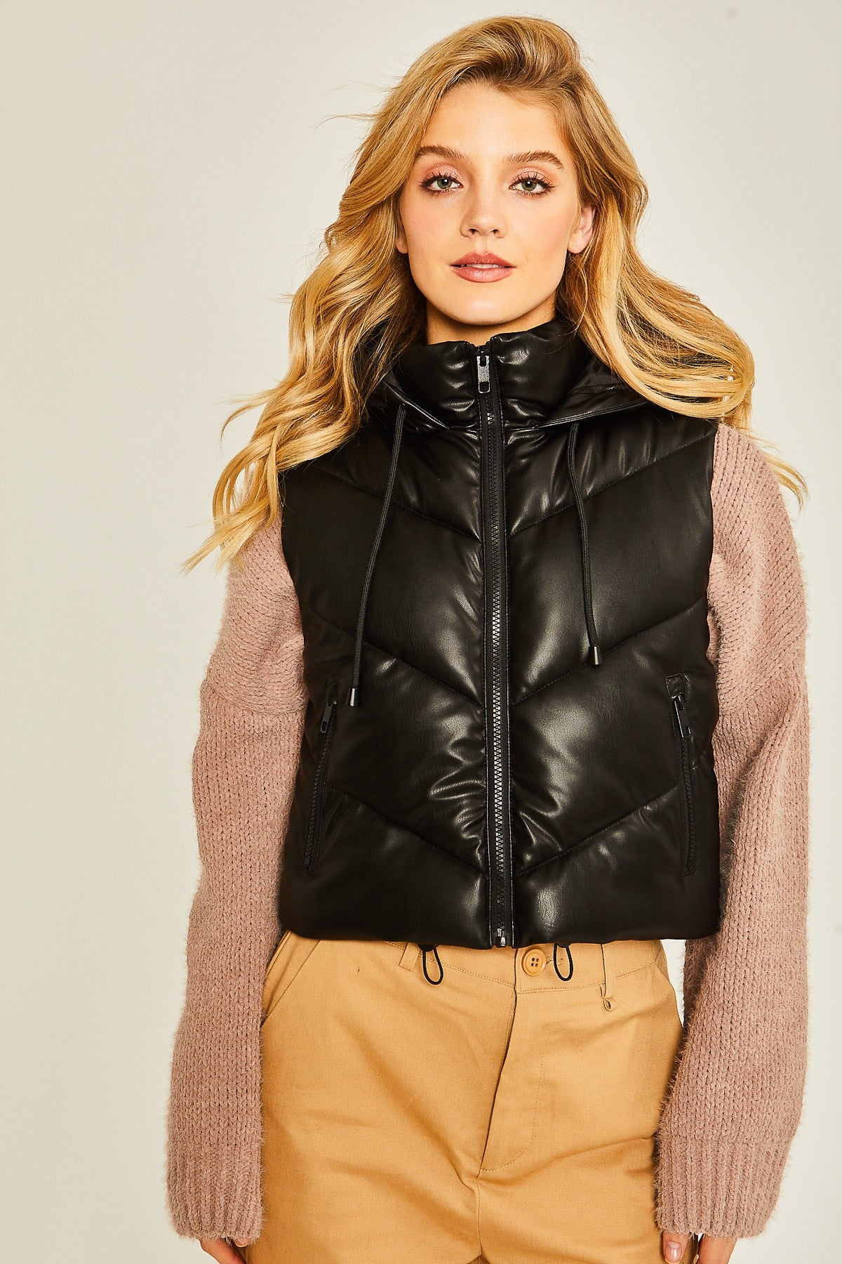 Puffer jacket with Hoodie