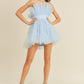 Laci Strapless Banded Tulle Mini dress