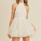 Lindsey Open back halter tutu dress