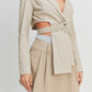 Gladice Blazer Crop Top