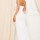 White Feather Bustier Layla gown