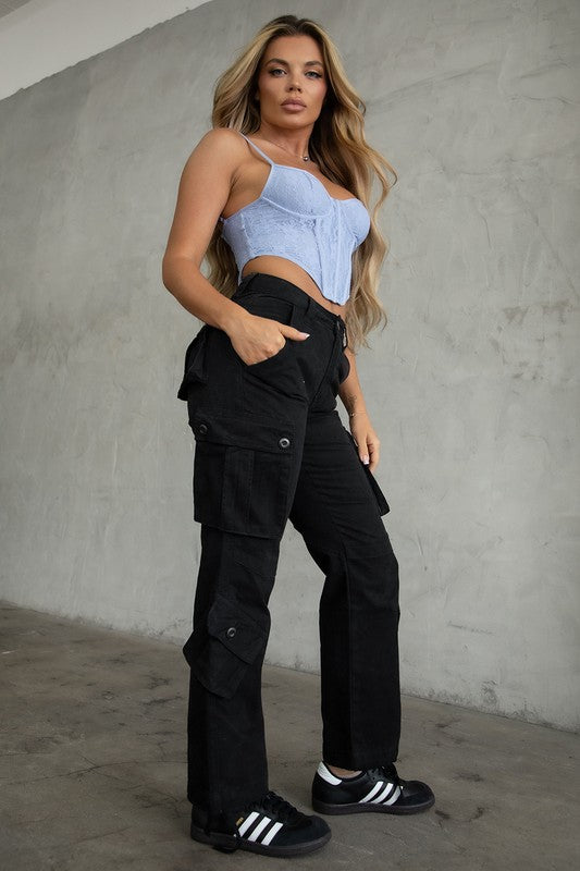 Twill Cargo Pants Girl