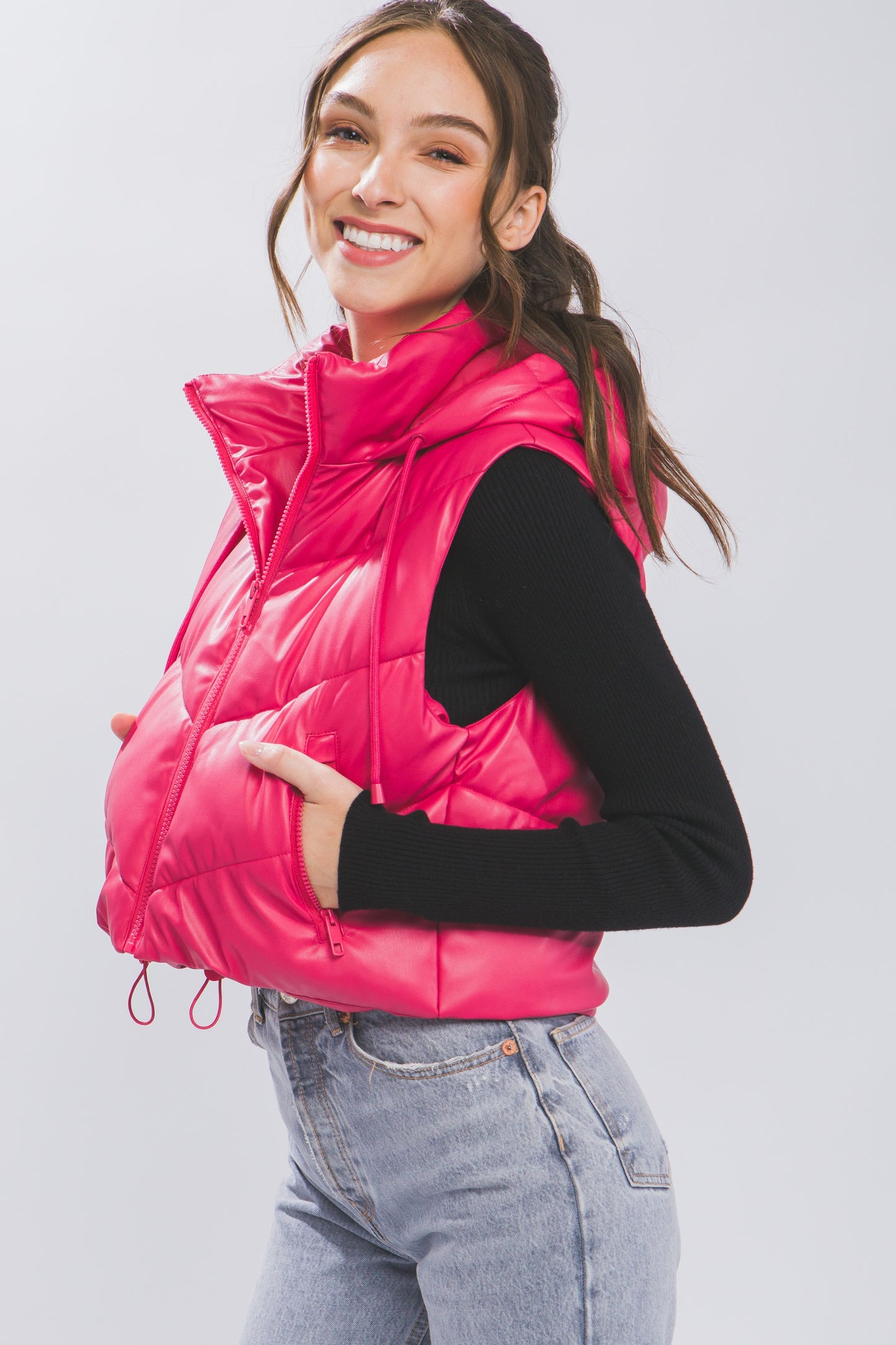 Puffer jacket with Hoodie