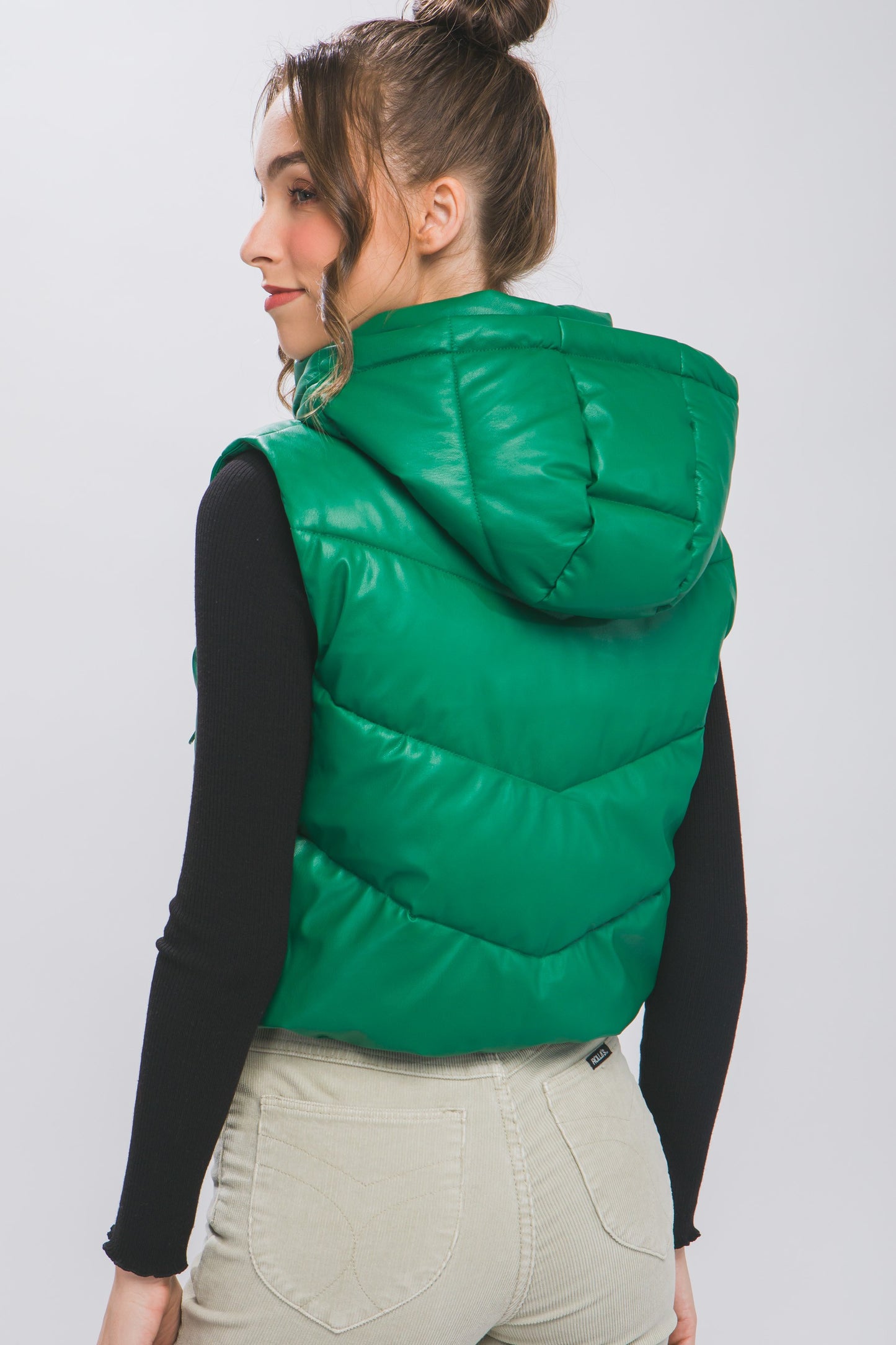 Puffer jacket with Hoodie