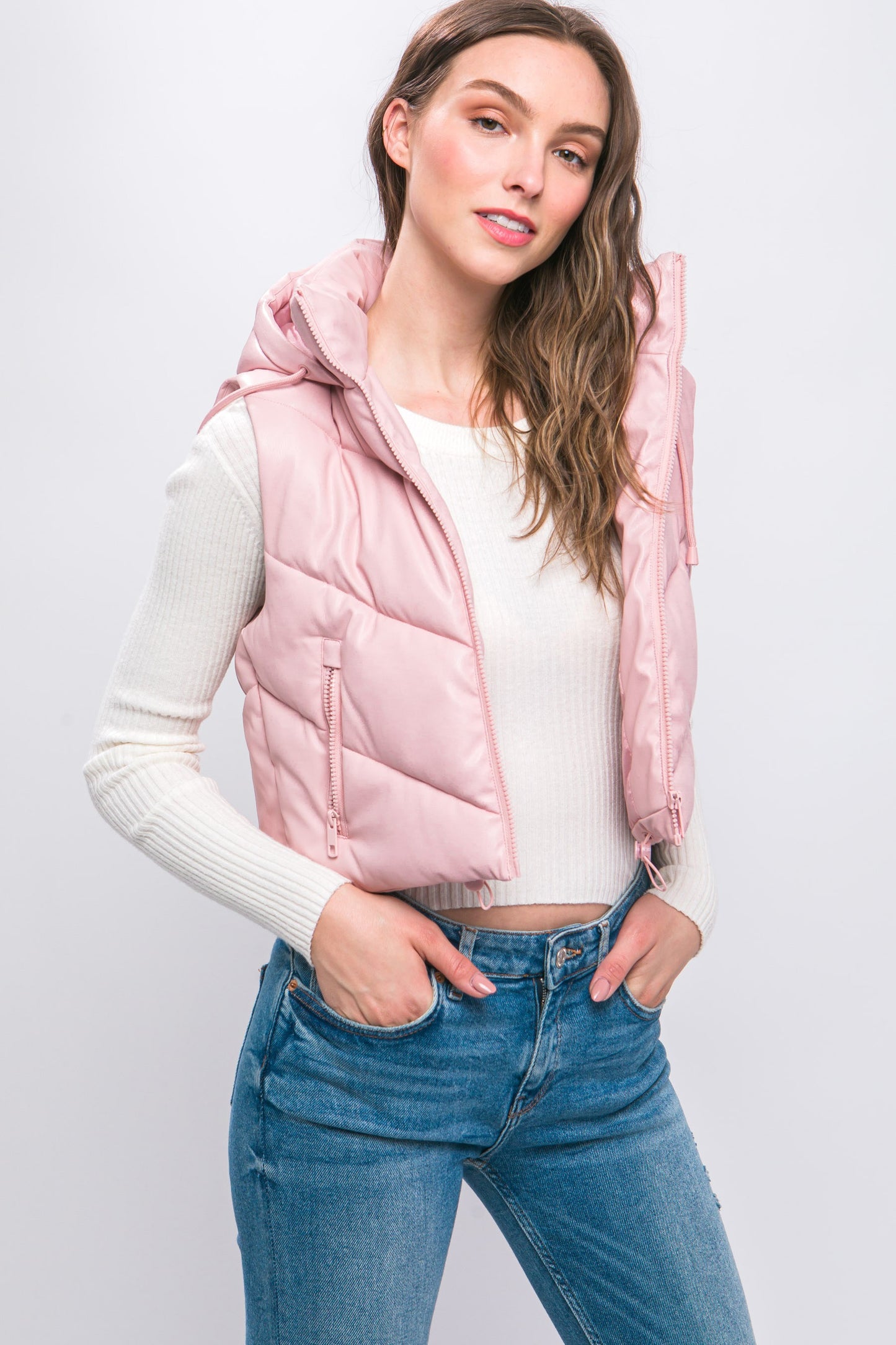 Puffer jacket with Hoodie