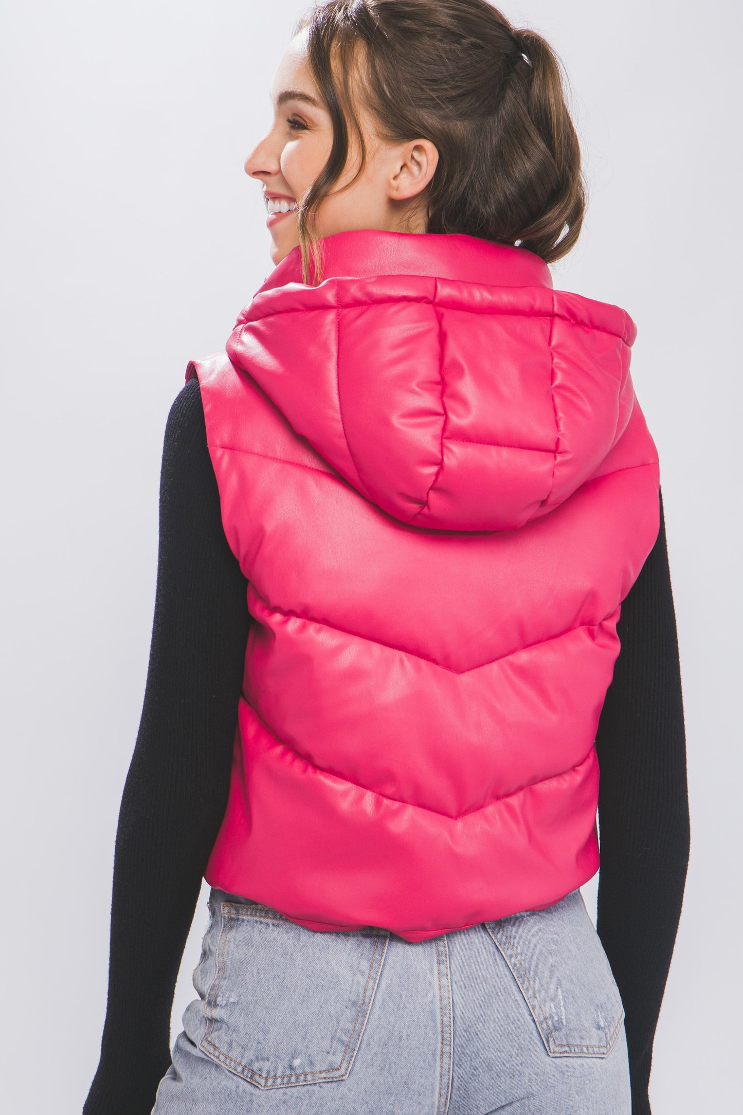 Puffer jacket with Hoodie