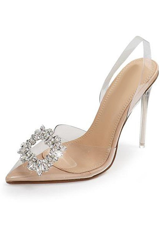 Royalty Clear heels