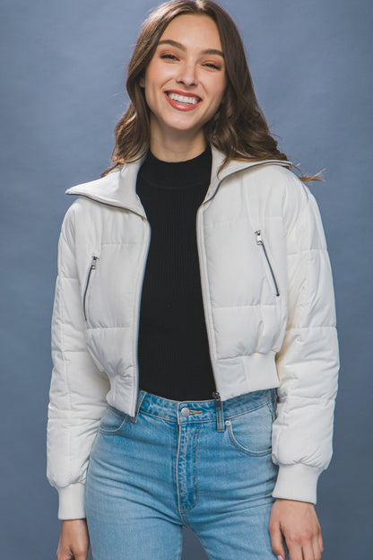 Turtleneck Puffer Jacket