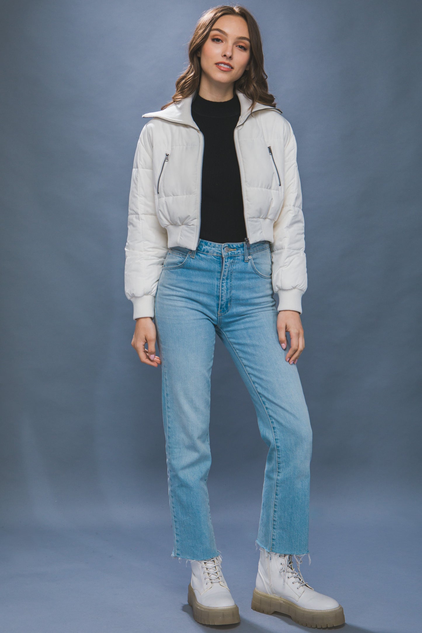 Turtleneck Puffer Jacket