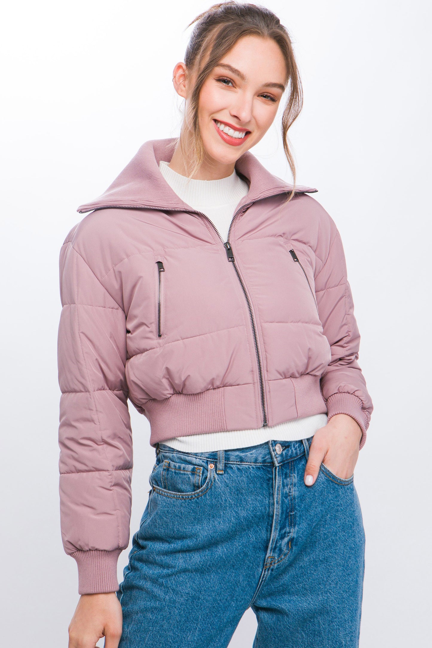 Turtleneck Puffer Jacket