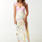 Angela Floral Mesh Maxi