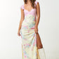 Angela Floral Mesh Maxi