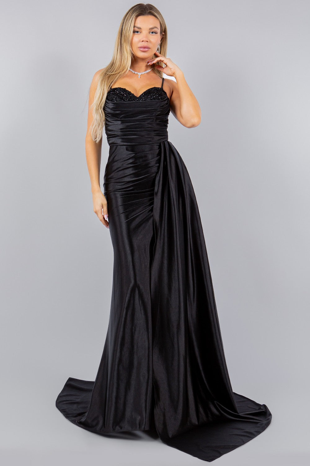 Black formal dress