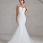 Amelia White Mermaid Gown