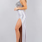 Silver Carla Gown