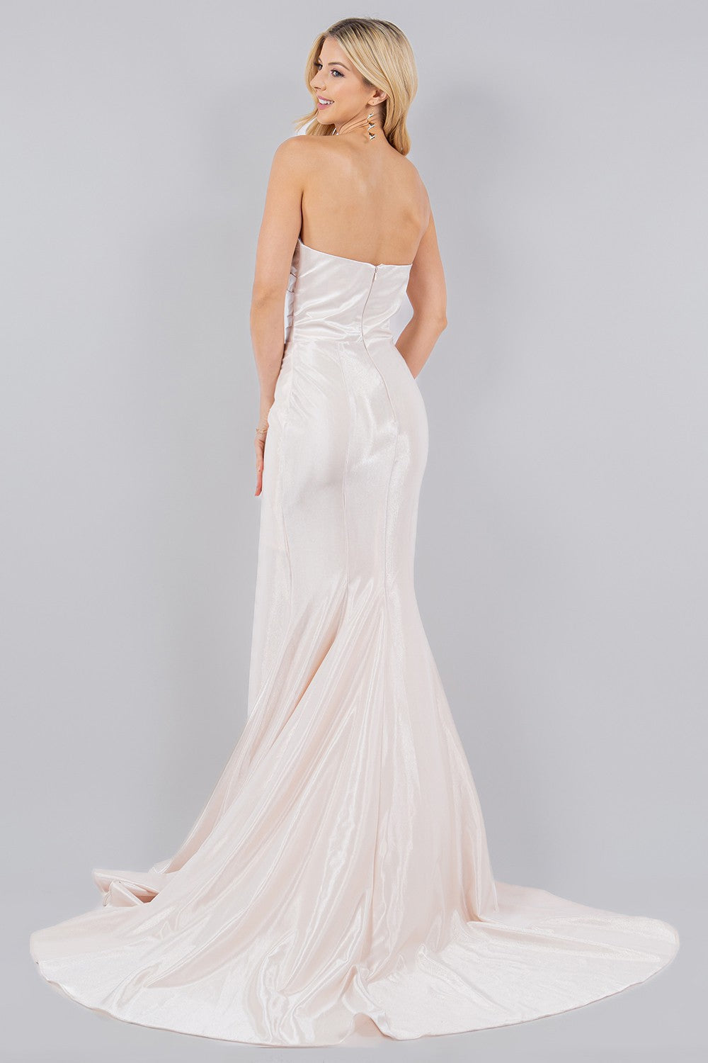 White mermaid Gown