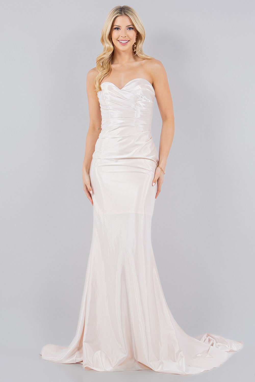 White mermaid Gown