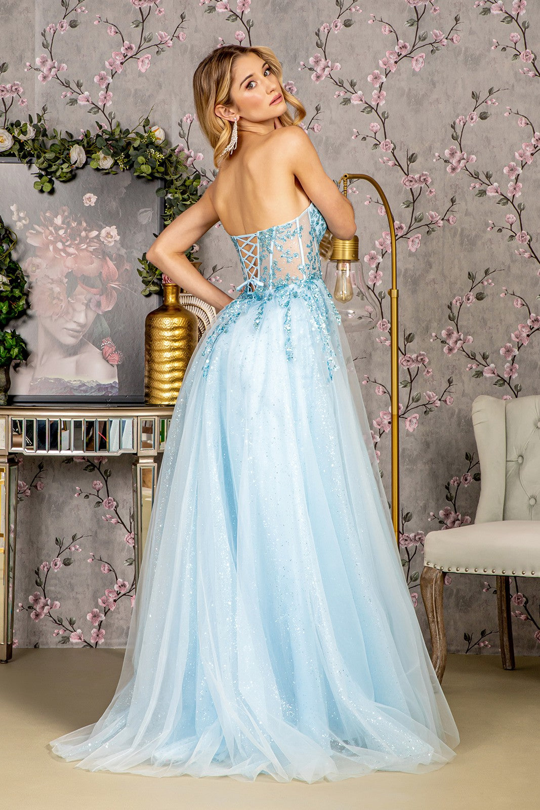 Mariam Sequin Prom Dress, formal  dress