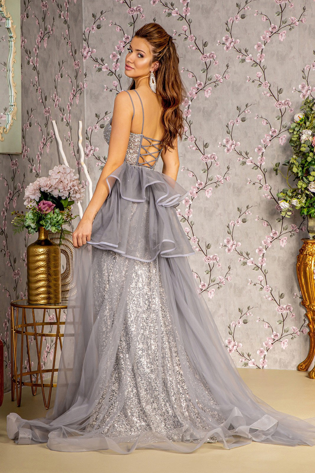 Tara silver formal dress, prom, wedding guest, formal wear, dresses