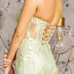 Fiona Green Prom dress, wedding guest dress, mermaid formal dress