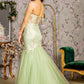 Fiona Green Prom dress, wedding guest dress, mermaid formal dress