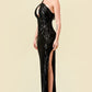 Amanda Sequin Black gown