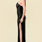 Amanda Sequin Black gown