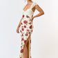 Angela Floral Mesh Maxi