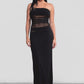 Black Arianna Bodycon Maxi Dress