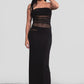 Black Arianna Bodycon Maxi Dress