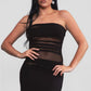 Black Arianna Bodycon Maxi Dress