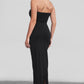 Black Arianna Bodycon Maxi Dress