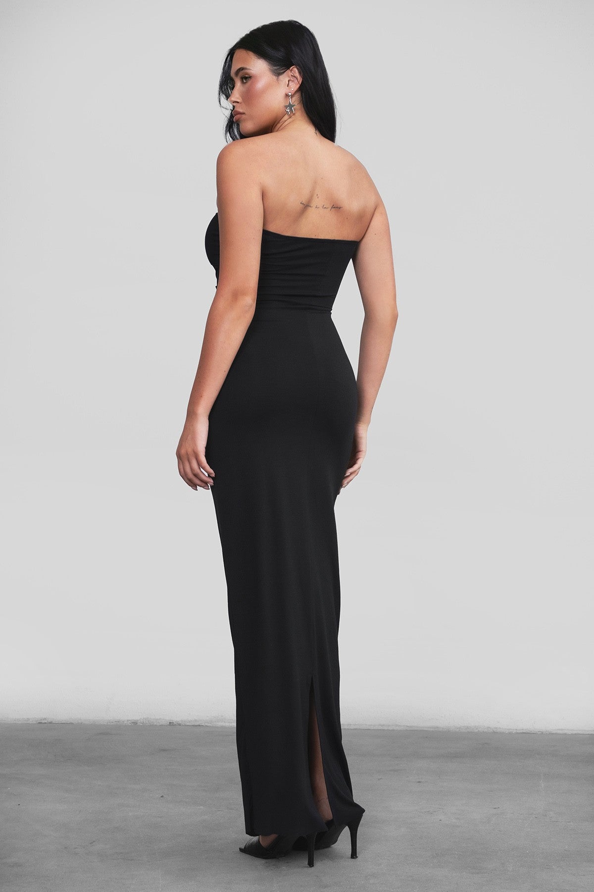 Black Arianna Bodycon Maxi Dress