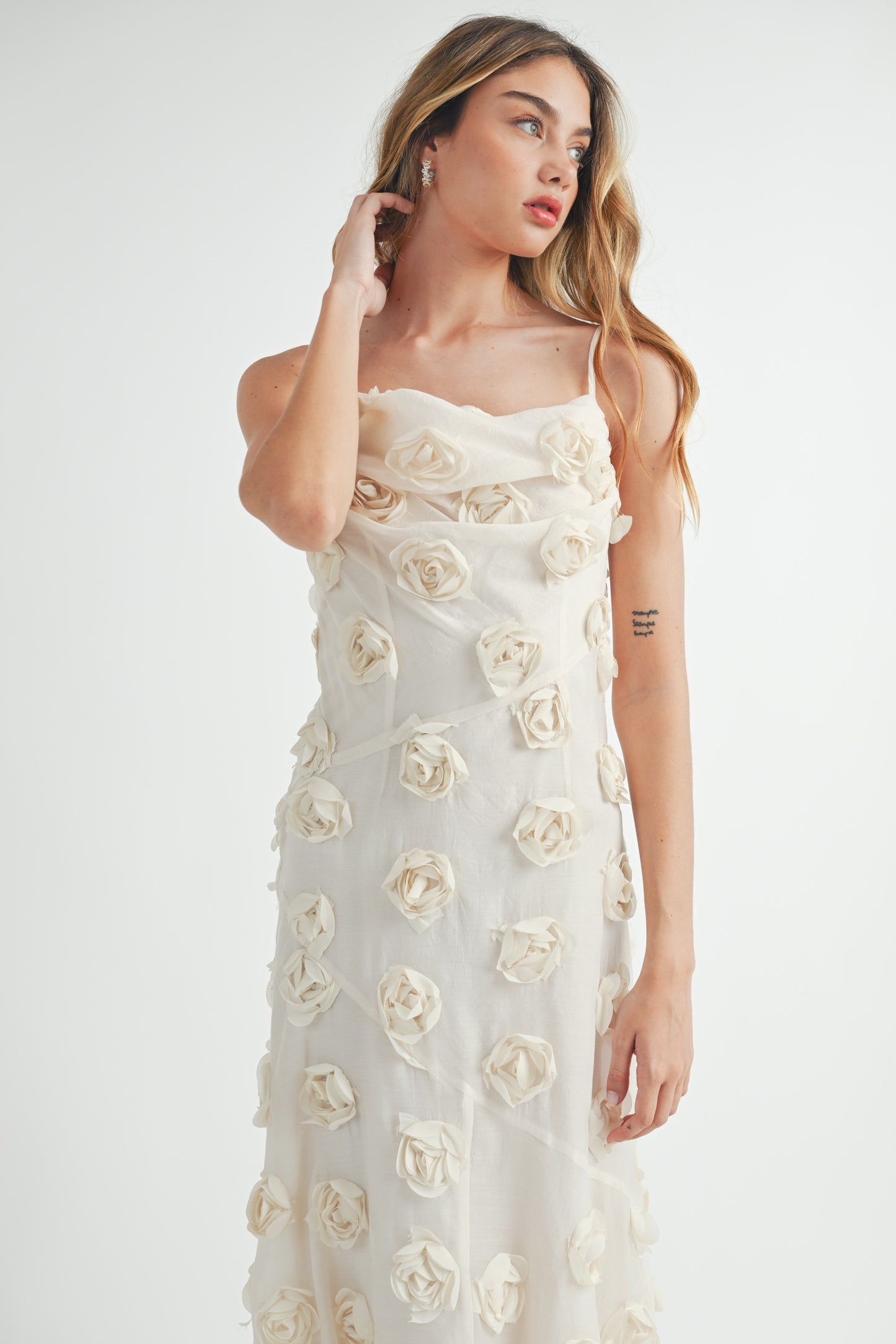 Claire Rose Creme Dress