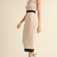 Sammy Beige Knit skirt set