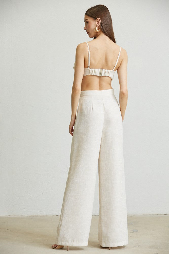 Susana 2 piece Linen Pant set