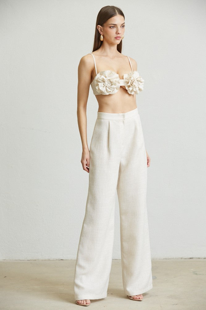 Susana 2 piece Linen Pant set