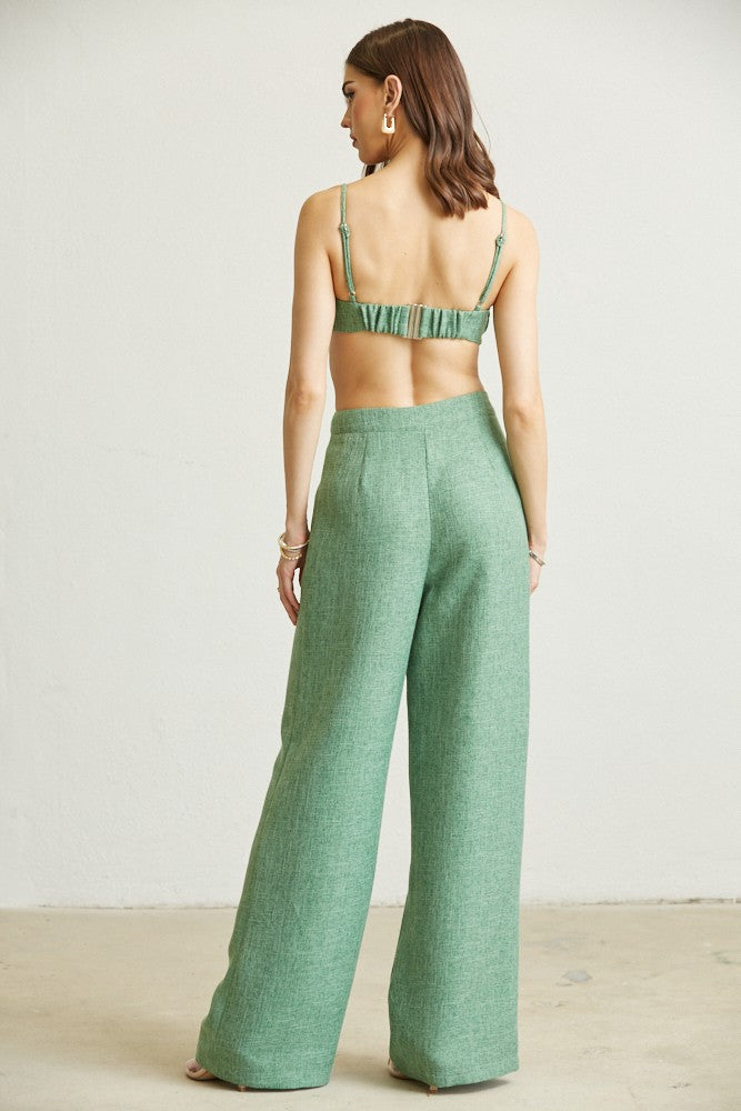 Susana 2 piece Linen Pant set