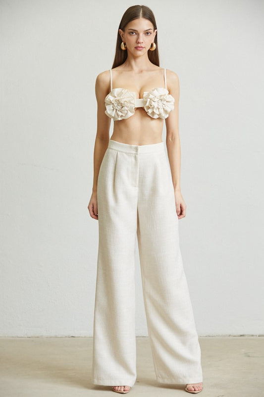 Susana 2 piece Linen Pant set