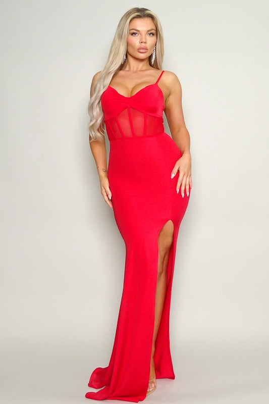 Faye Red Gown