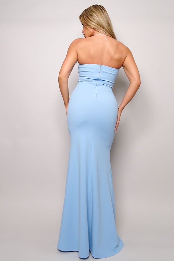 Bottega Light Blue Maxi gown