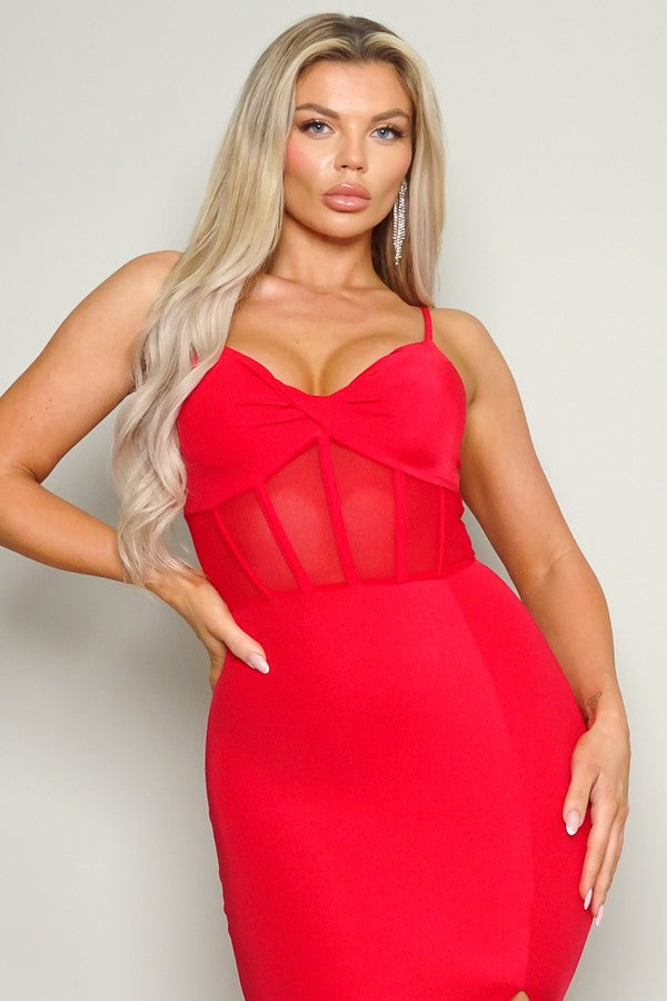 Faye Red Gown