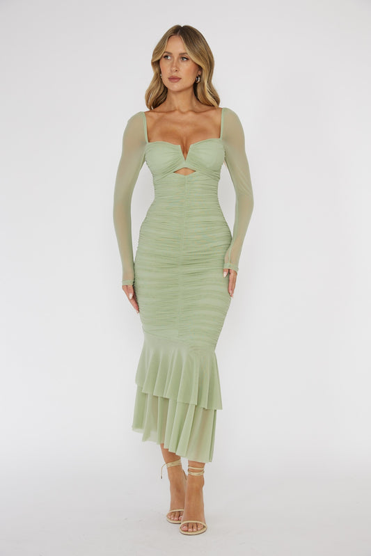 Bethany Green sage Bodycon