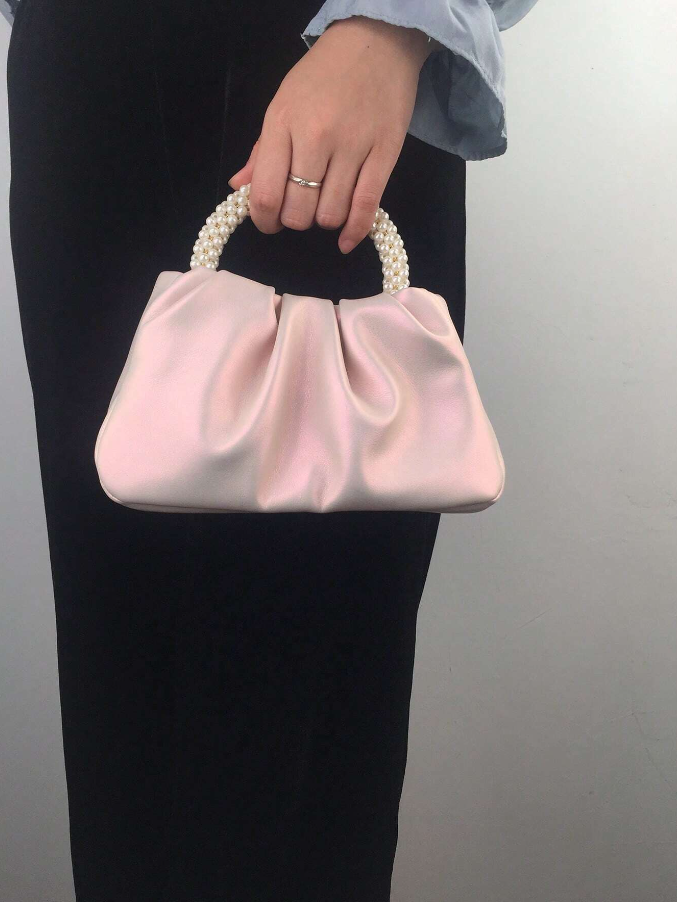 Betsy Pearl ruched bags