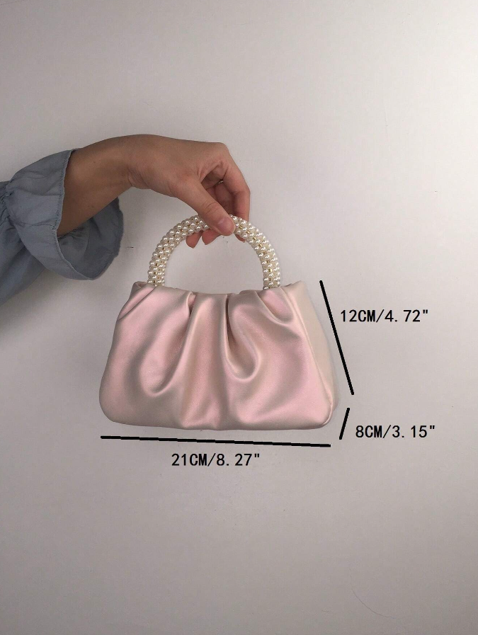 Betsy Pearl ruched bags